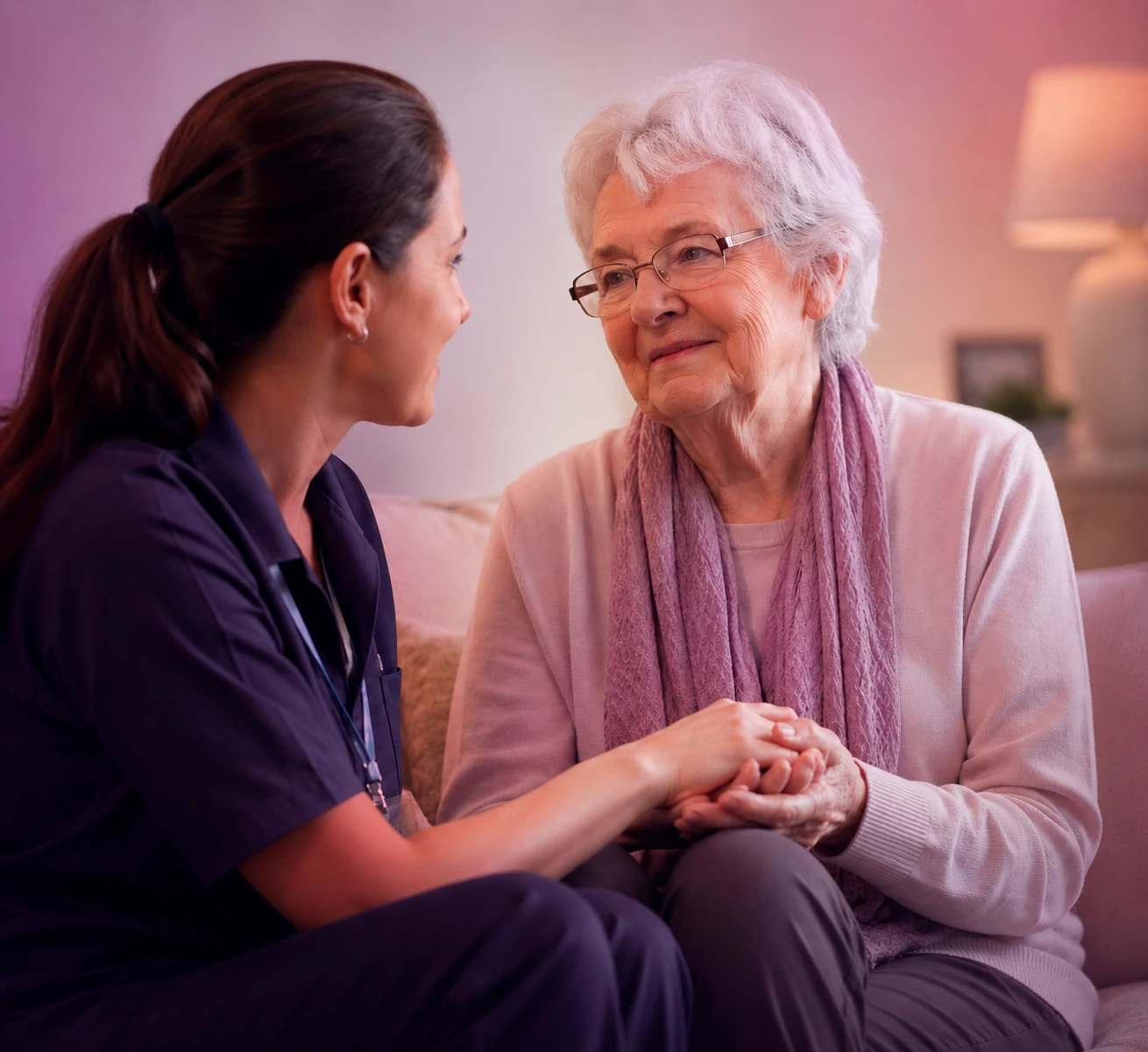 NDIS and Aged Care Blog image showing personalised nursing support for an older Australian from Guardian Nursing Agency carer