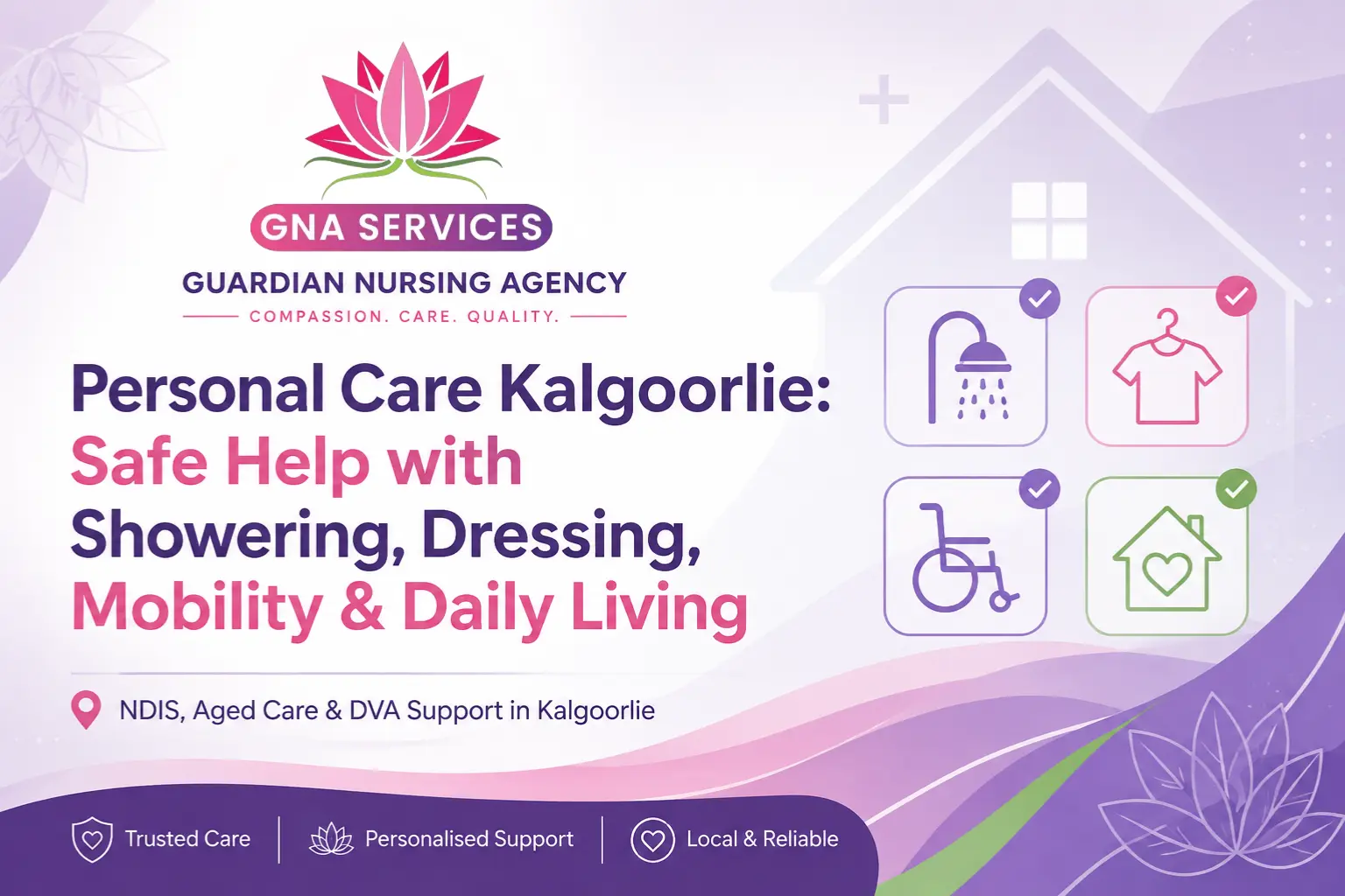 Personal Care Kalgoorlie - Guardian Nursing Agency