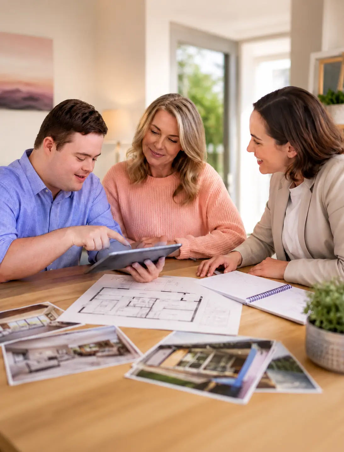 Modern accessible home interior