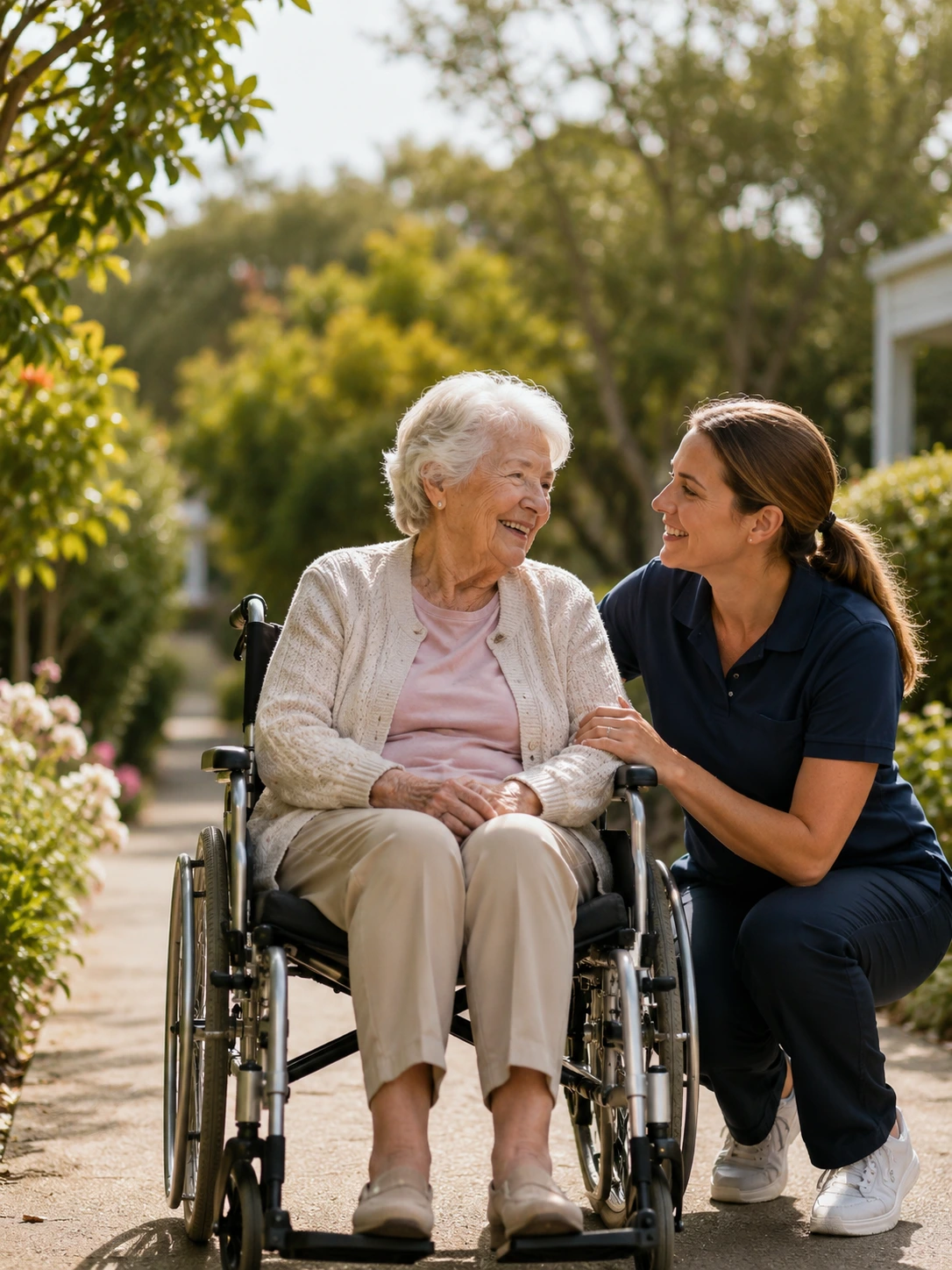 Caring support worker