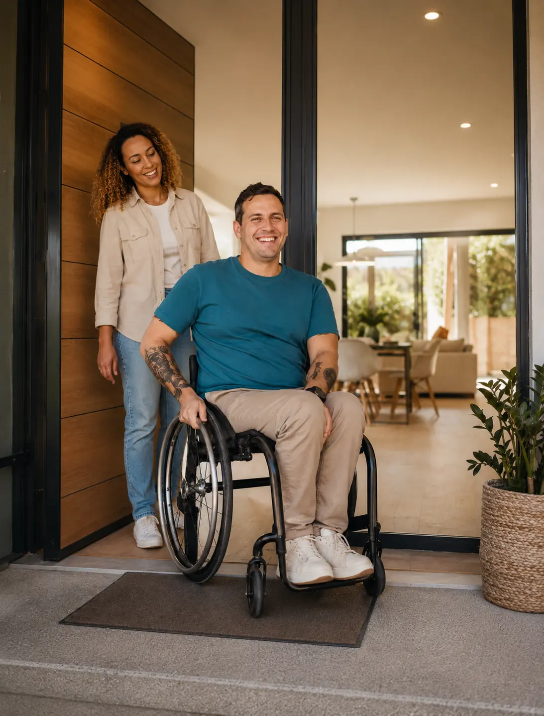Comfortable supported living space