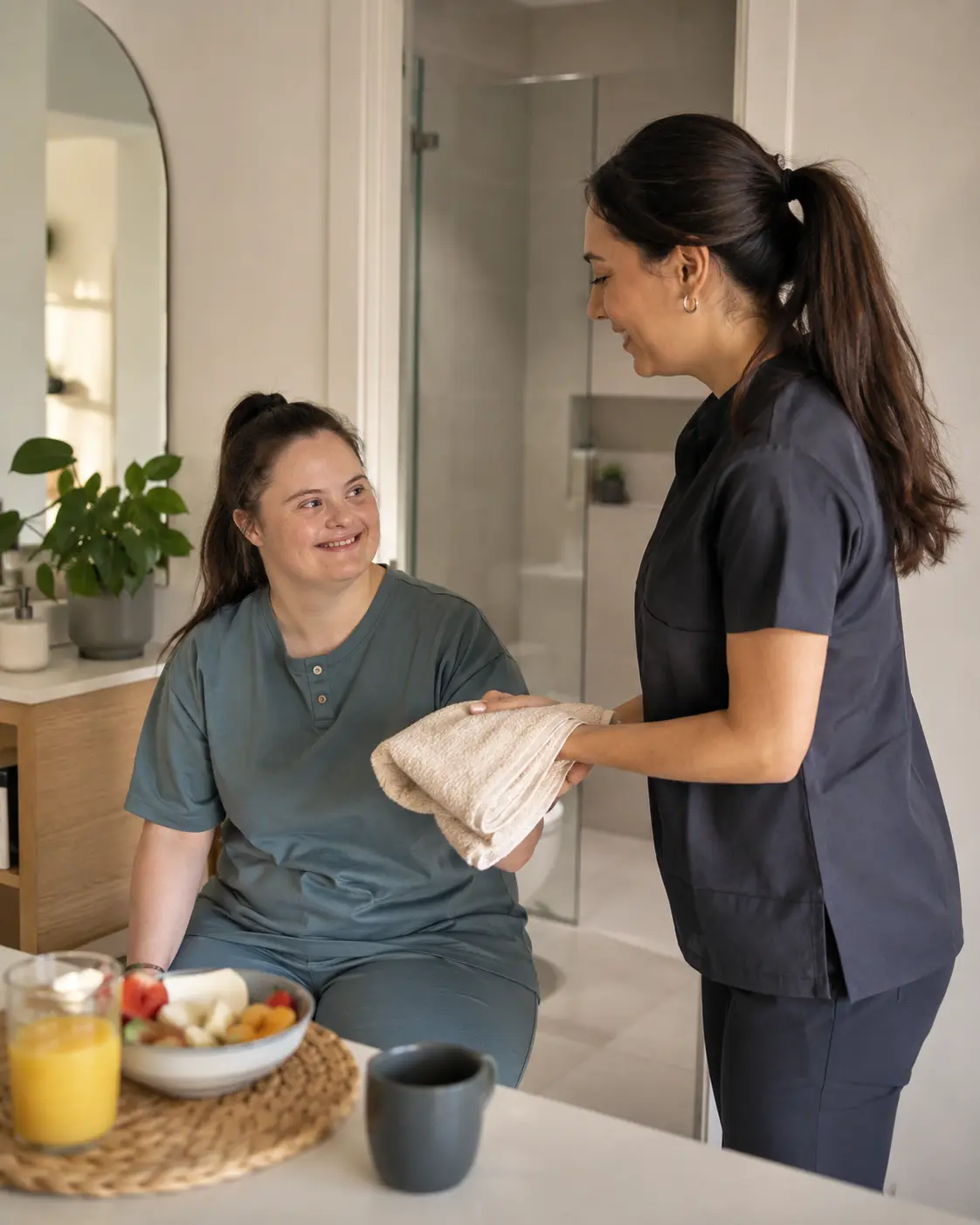 GNA Services NDIS and Aged Care Provider helping clients feel confident with daily personal care
